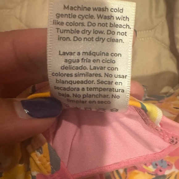 Anne Cole Limited Edition Swim V-WIRE TOP & SHIRRED Bottom: Size Large Floral - Picture 6 of 9